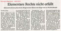 Elemetare Rechte nicht erf&uuml;llt